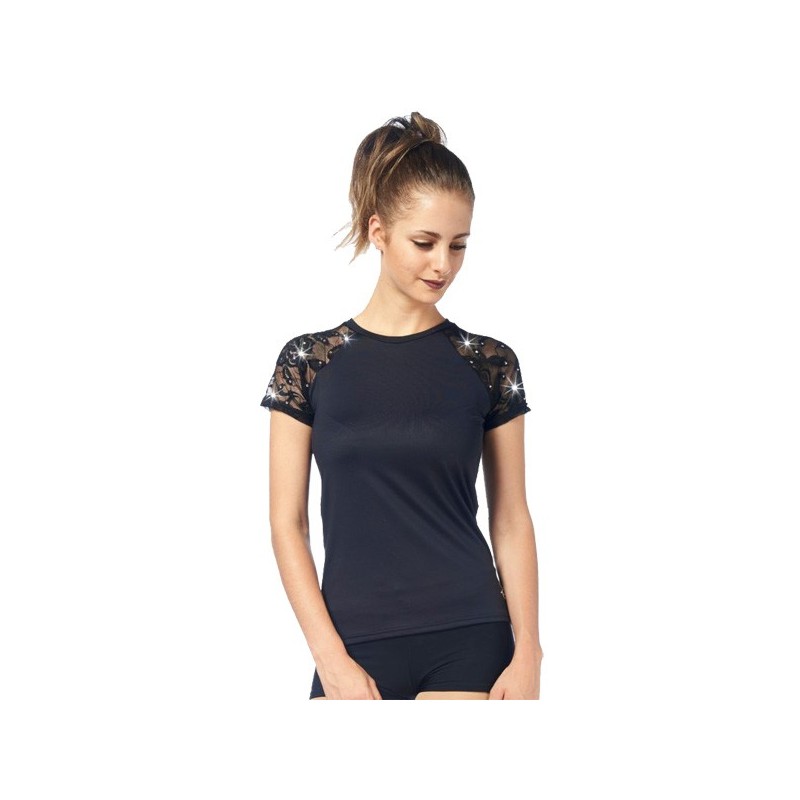 Sagester t-shirt model 058 zwart Sagester t-shirt model 058 zwart
